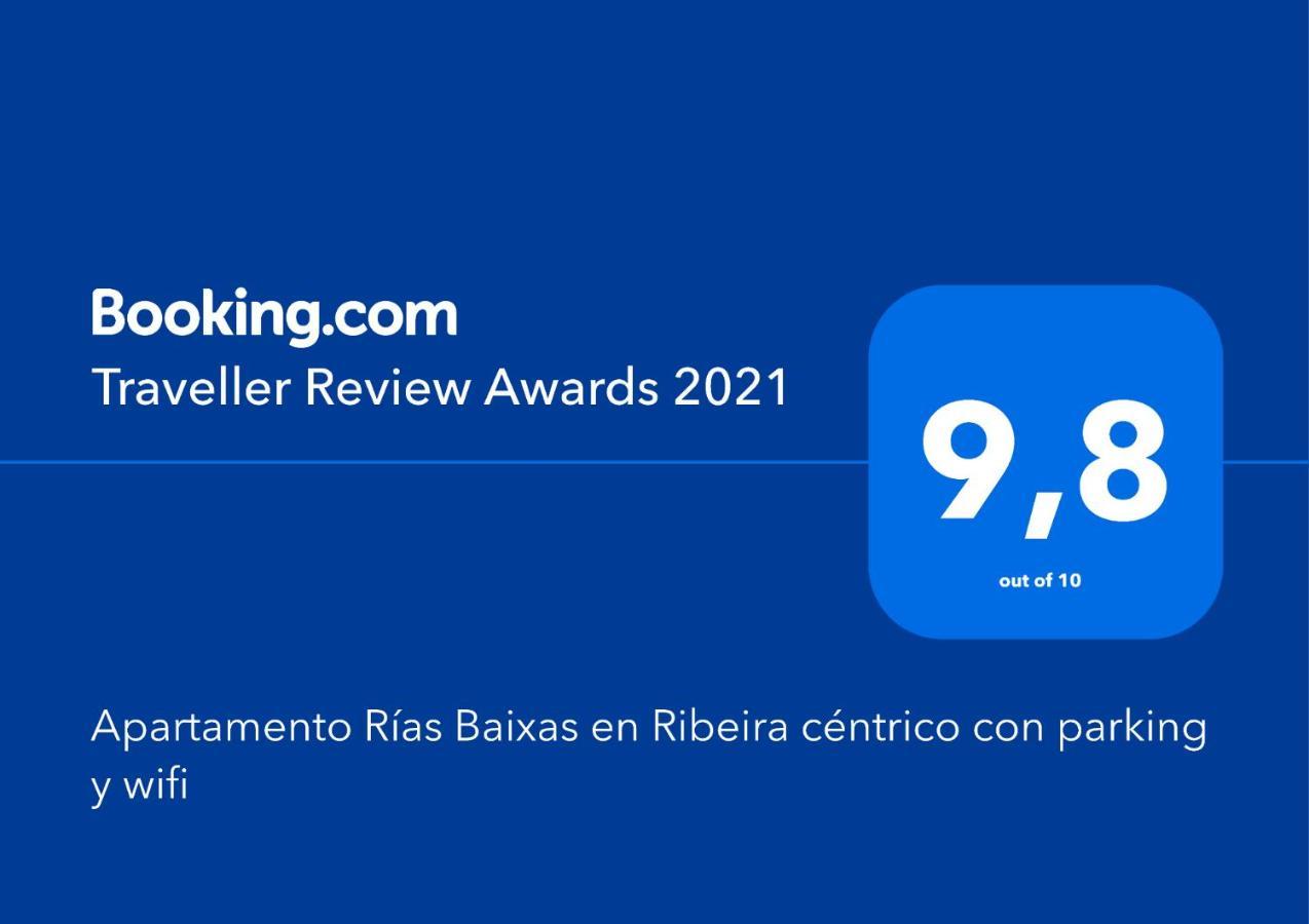 Appartamento Rías Baixas en Ribeira piso céntrico con parking y wifi Esterno foto